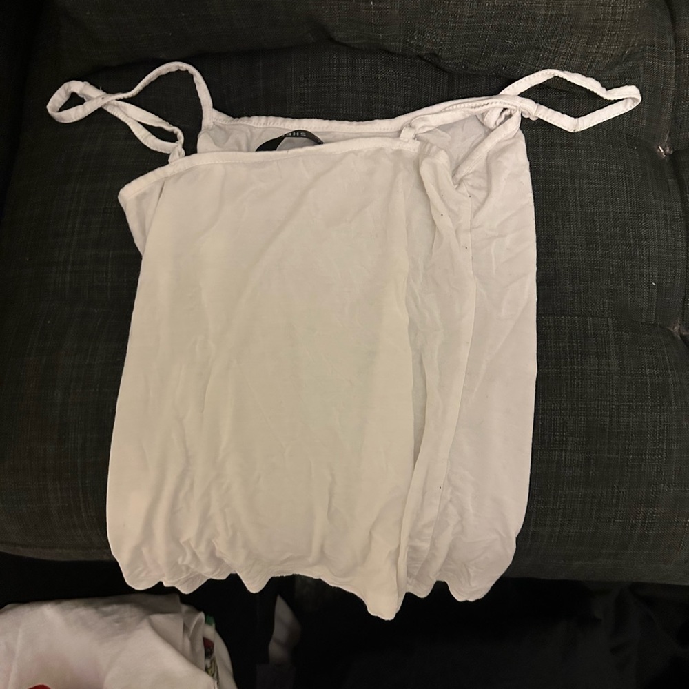White tank top